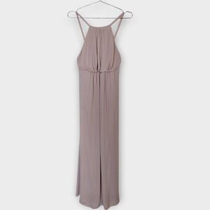 Show Me Your MuMu Dress Sz Large Amanda Bridesmaid Dress‎ Dune Pastel Nude Prom